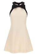 Valentino Garavani Halterneck Mini Dress with Bow