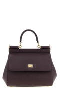 Dolce & Gabbana Top-Handle Bag With Two-Tone Plaque