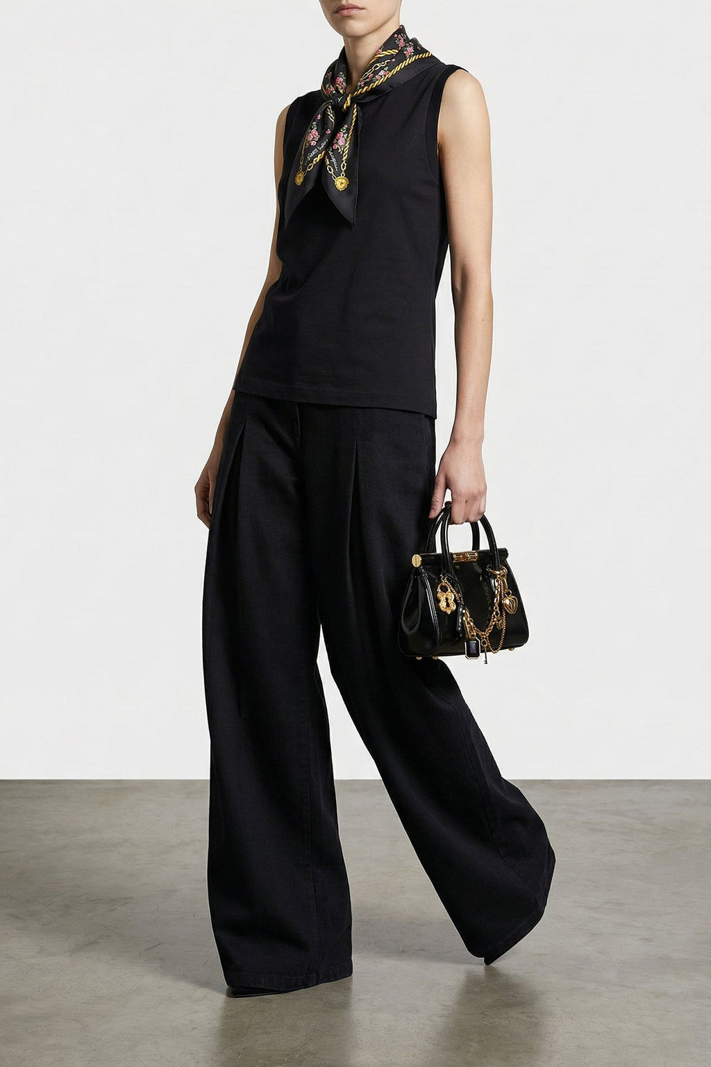 Dolce & Gabbana Mini Bag With Gold-Tone Charms