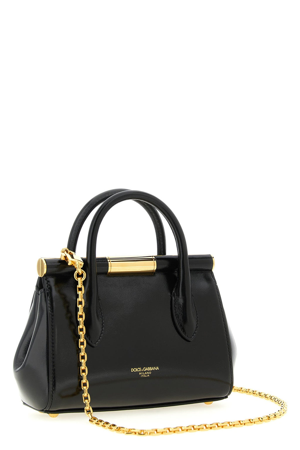Dolce & Gabbana Mini Bag With Gold-Tone Charms