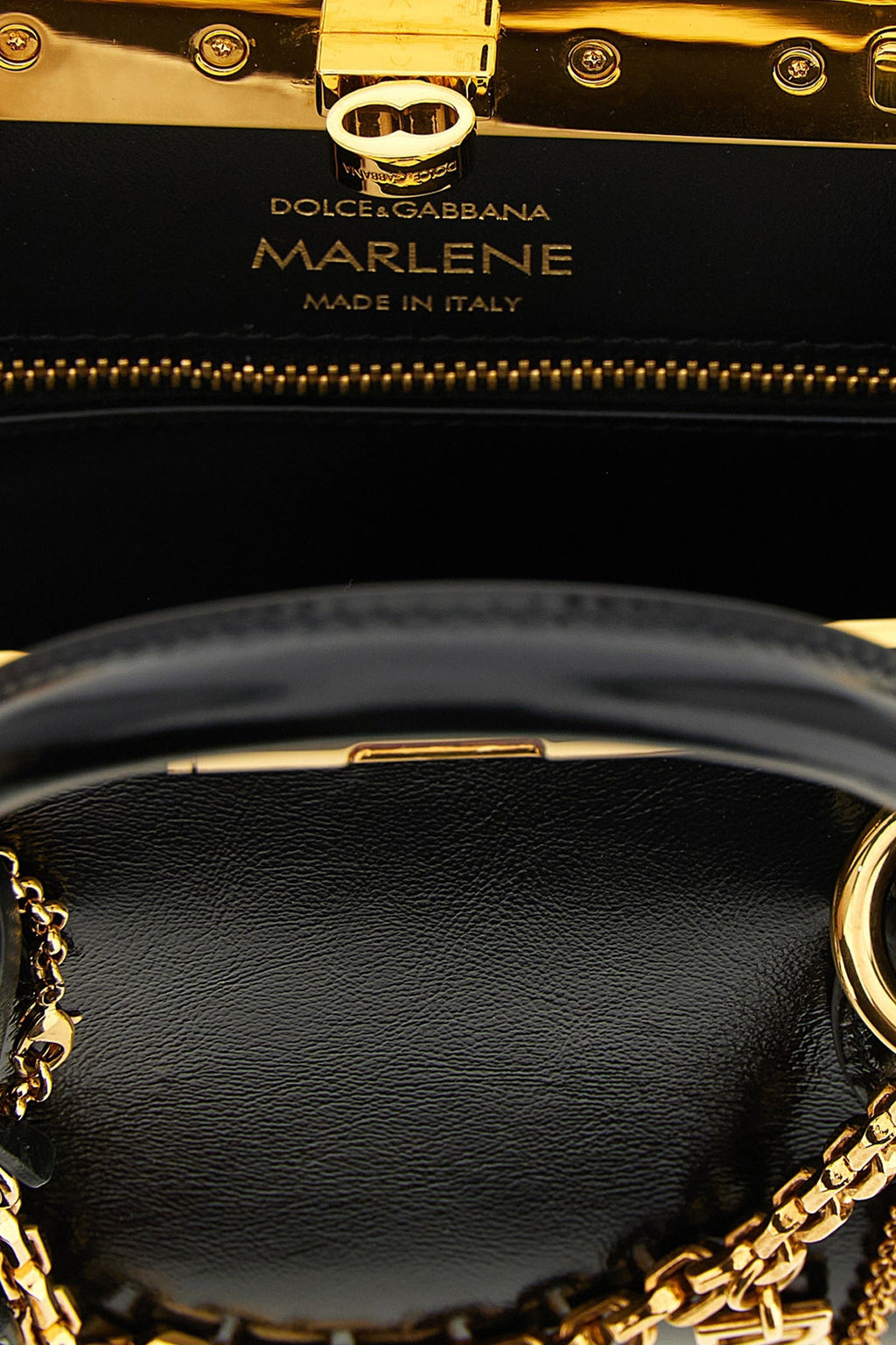 Dolce & Gabbana Mini Bag With Gold-Tone Charms