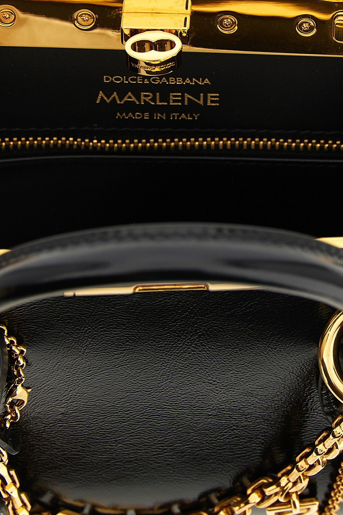 Dolce & Gabbana Mini Bag With Gold-Tone Charms