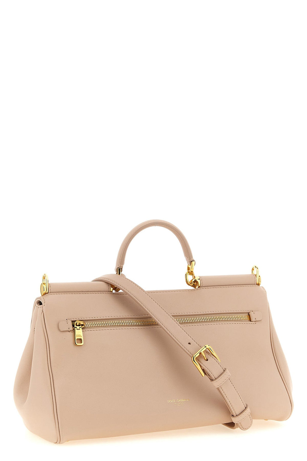 Dolce & Gabbana Top Handle Bag With Padlock Charm