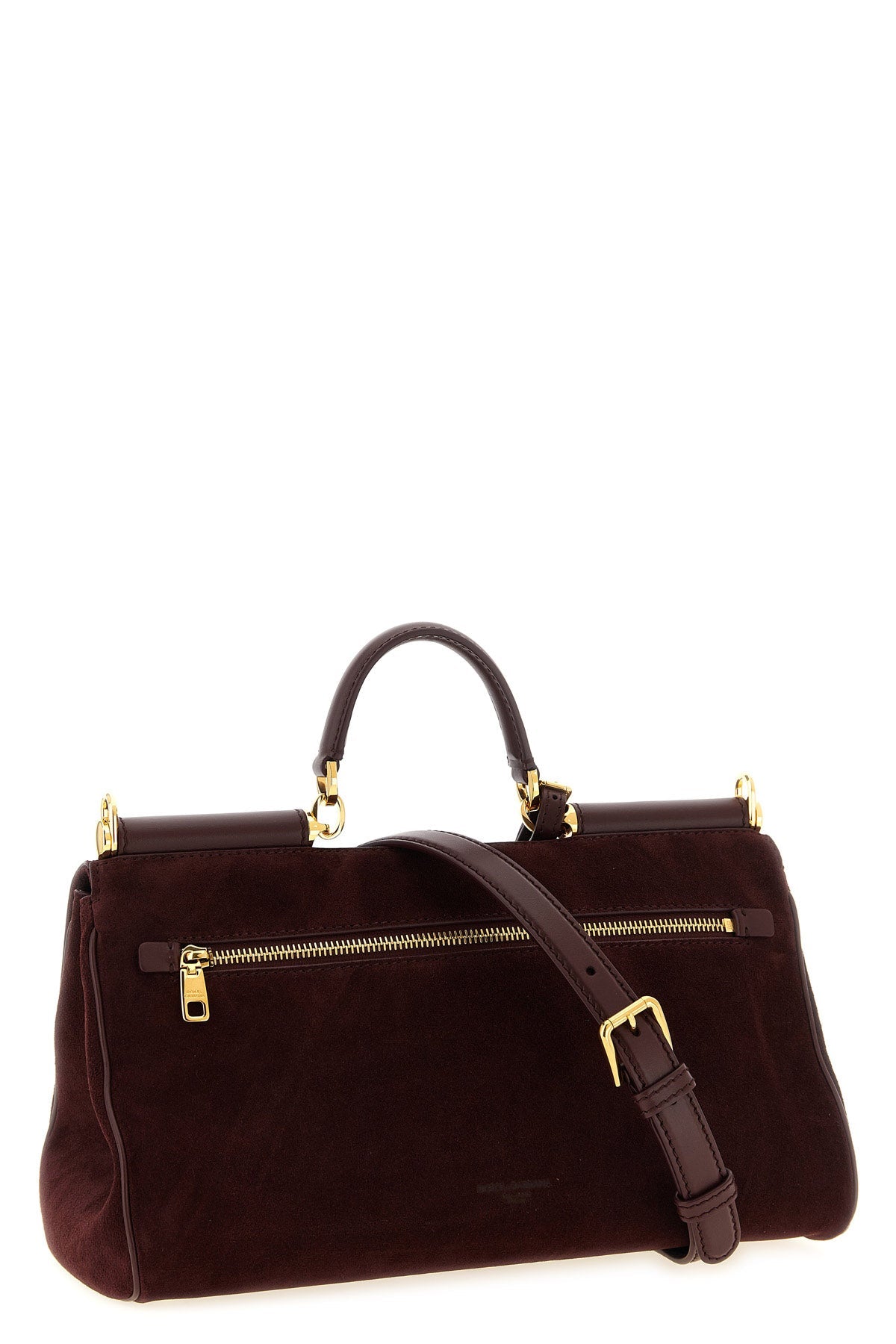 My Sicily Medium Suede Top Handle Bag
