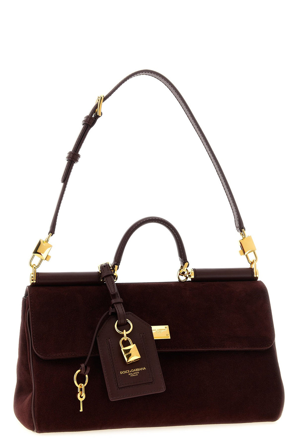 My Sicily Medium Suede Top Handle Bag