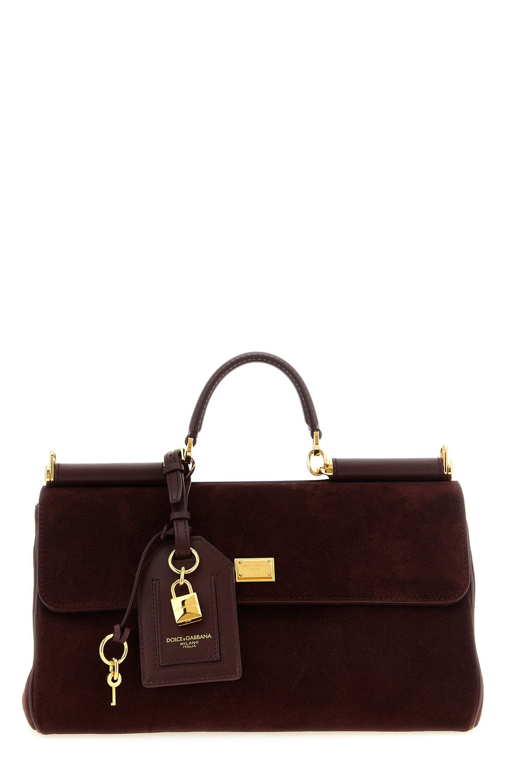 My Sicily Medium Suede Top Handle Bag