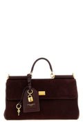 My Sicily Medium Suede Top Handle Bag