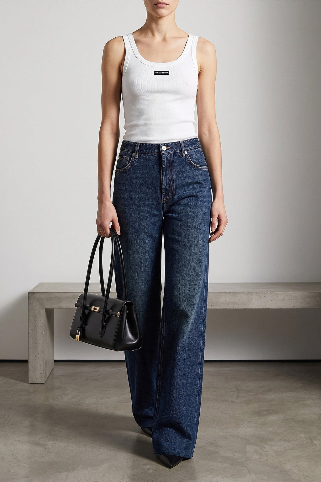 Dolce & Gabbana Marlene Shoulder Bag in Palmellato Leather