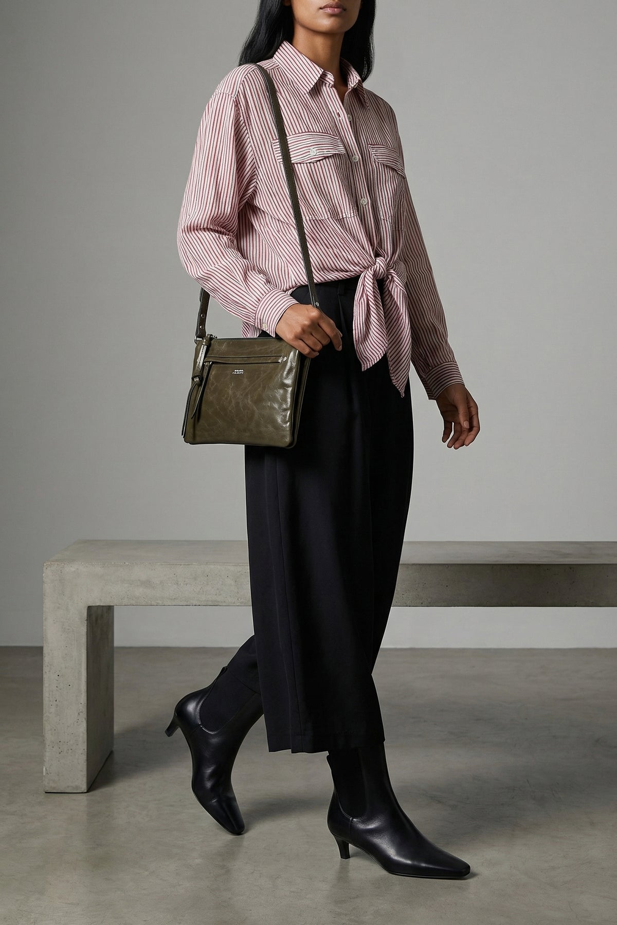 Isabel Marant Crossbody Bag with Glossy Finish