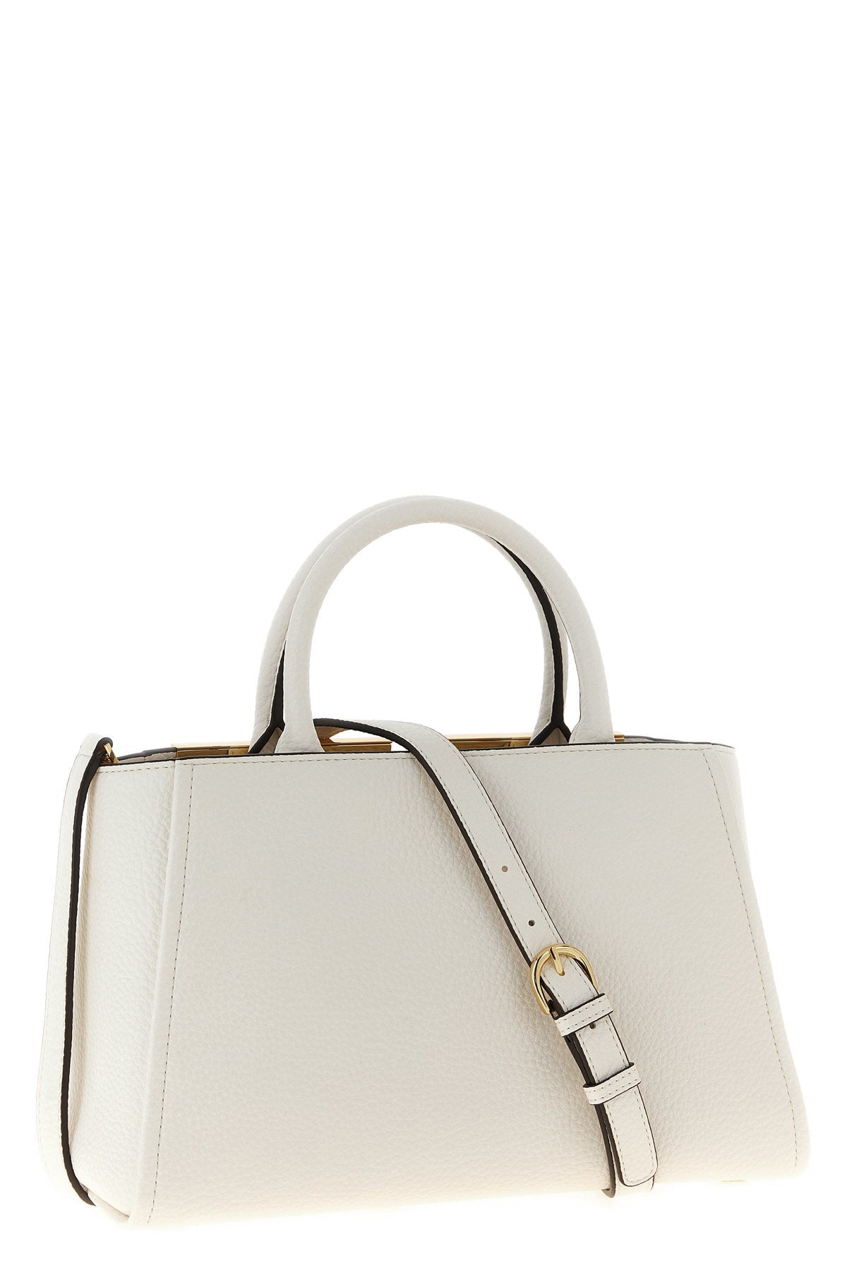 Elisabetta Franchi Handbag with Structured Maxi Logo