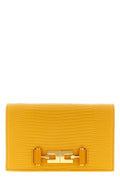 Elisabetta Franchi Bag - Gold-Tone Metal Logo Plaque Detail