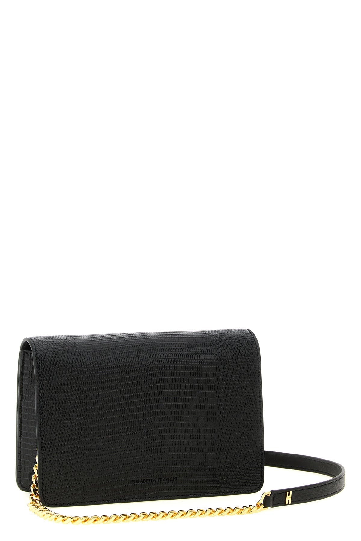 Reptile-Effect Crossbody Bag