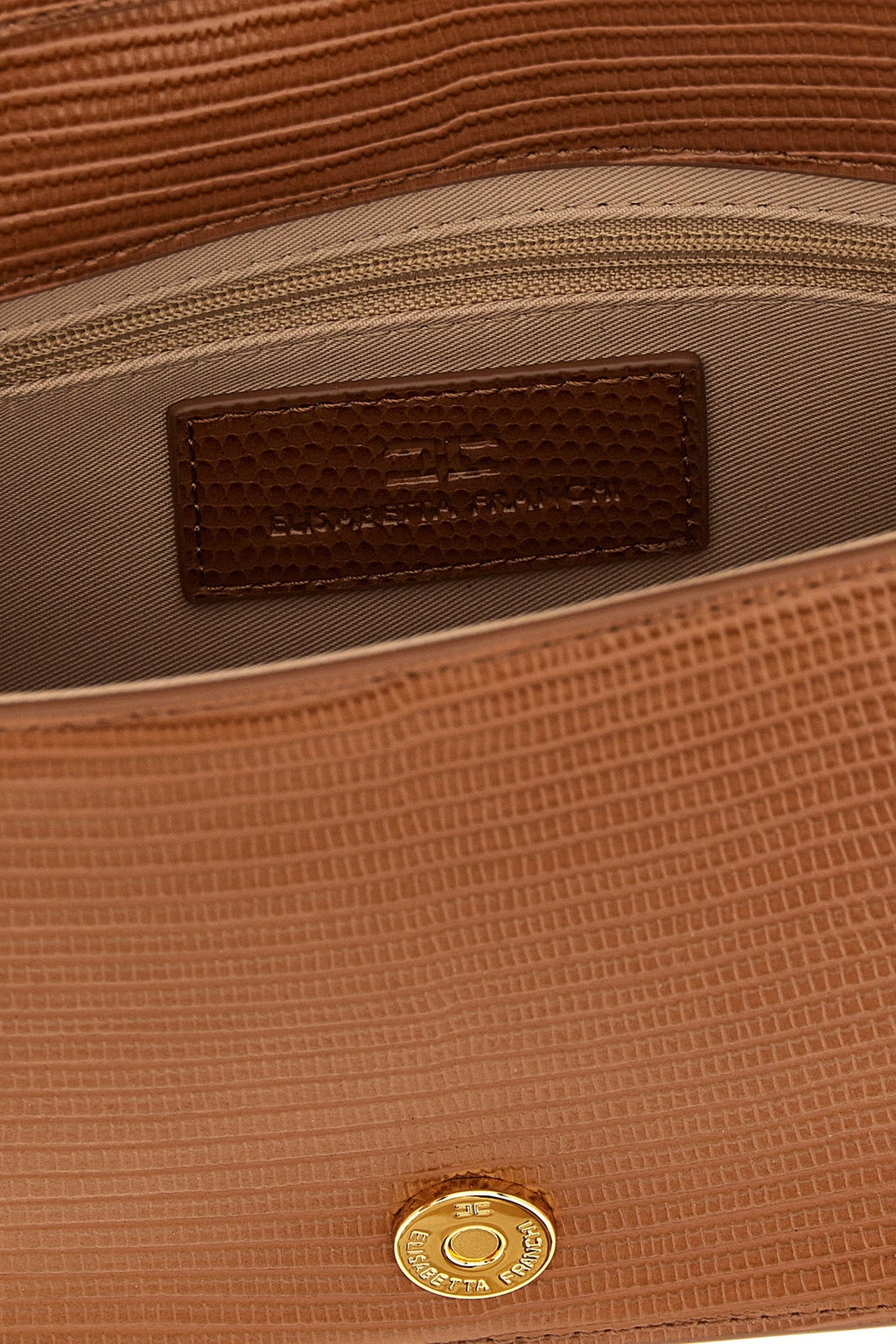 Lizard-Embossed Shoulder Bag