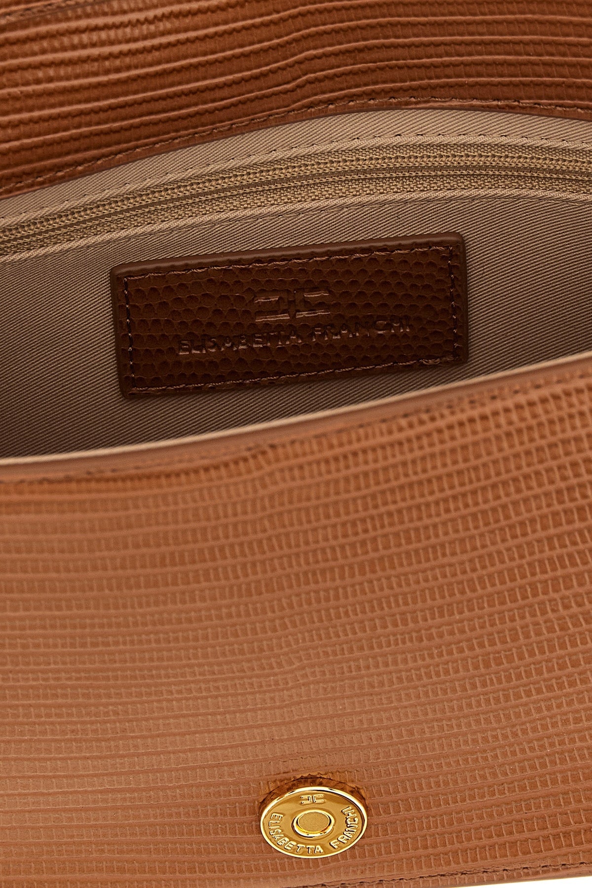 Lizard-Embossed Shoulder Bag