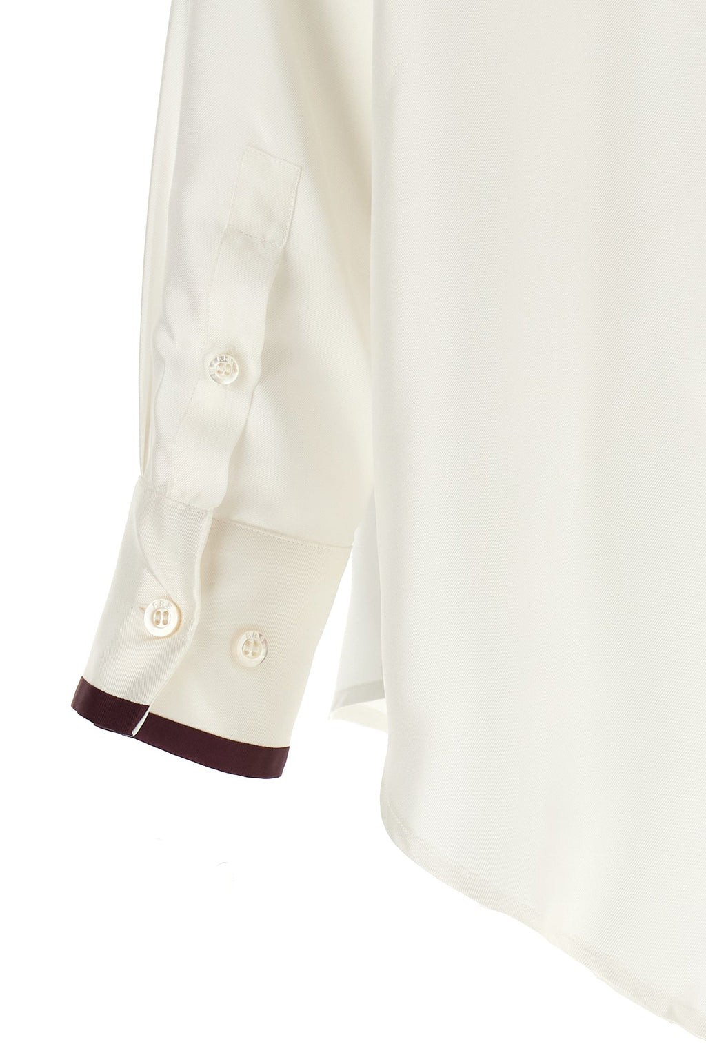 F.R.S. For Restless Sleepers Silk Shirt with Contrast Piping