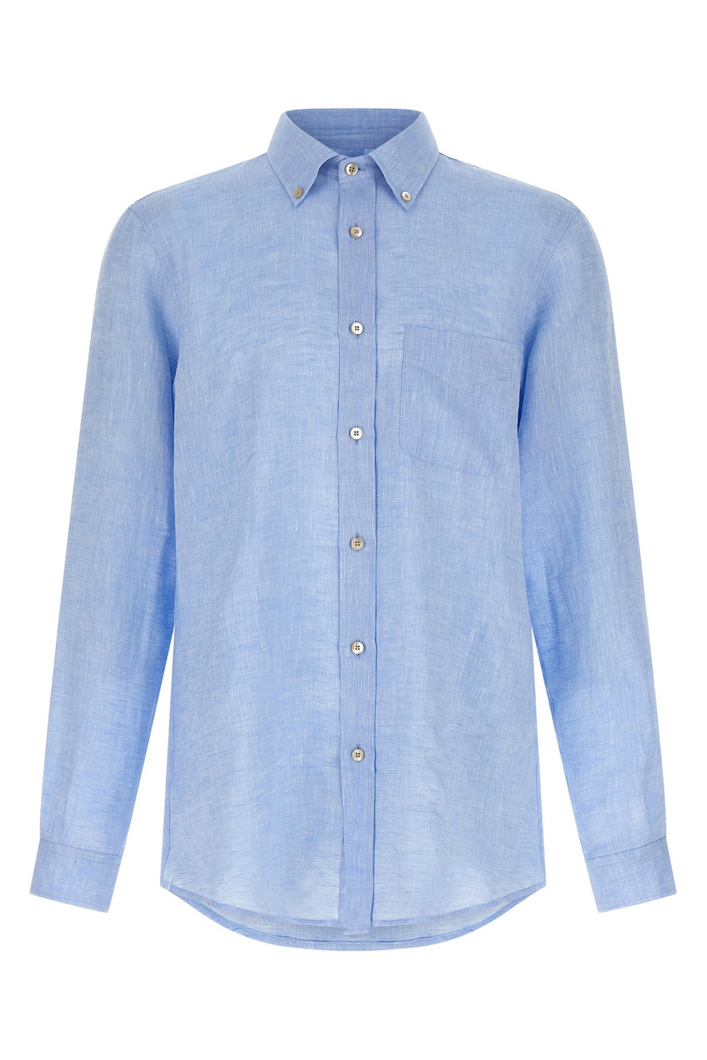RIVIERA PROJECT Linen Button-Down Shirt