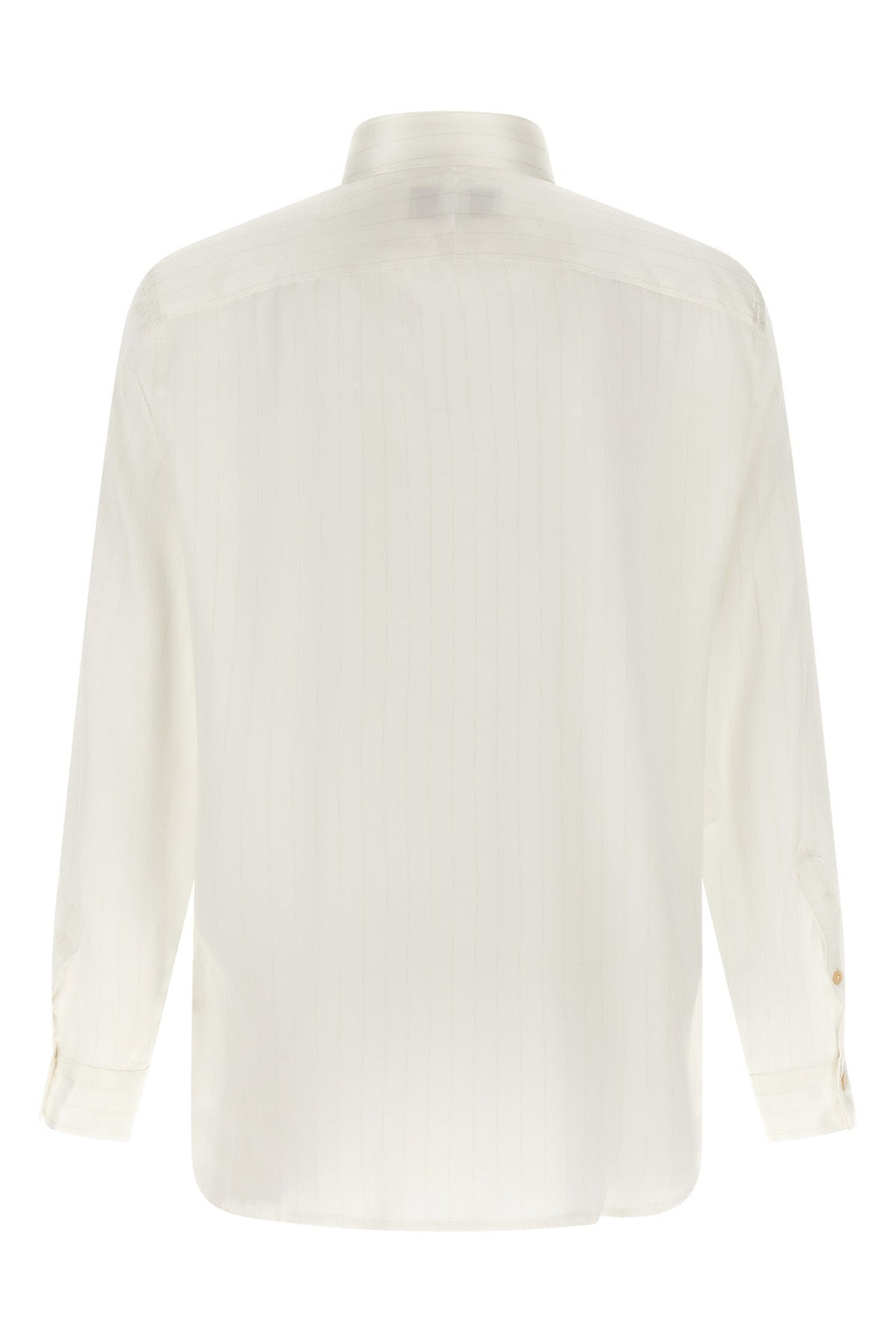 RIVIERA PROJECT Striped Silk Shirt