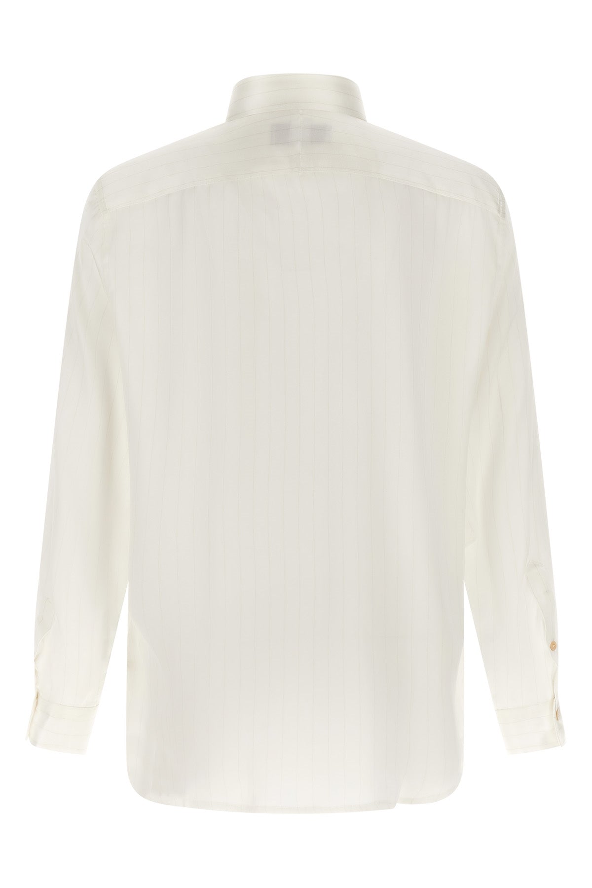 RIVIERA PROJECT Striped Silk Shirt