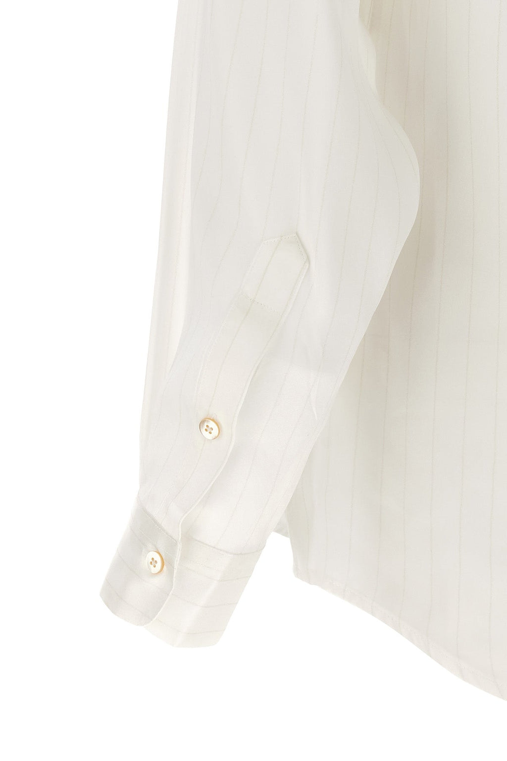 RIVIERA PROJECT Striped Silk Shirt