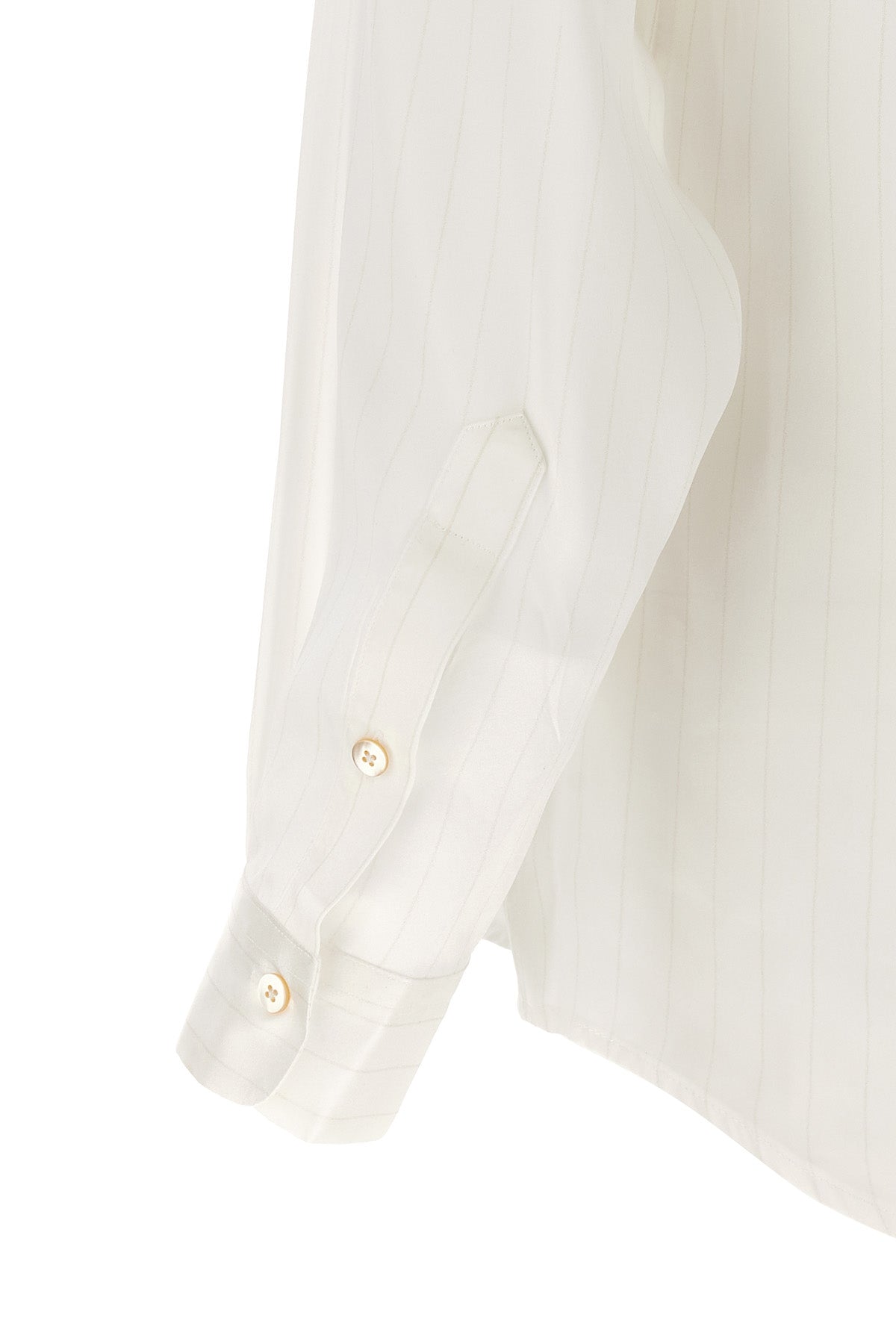 RIVIERA PROJECT Striped Silk Shirt