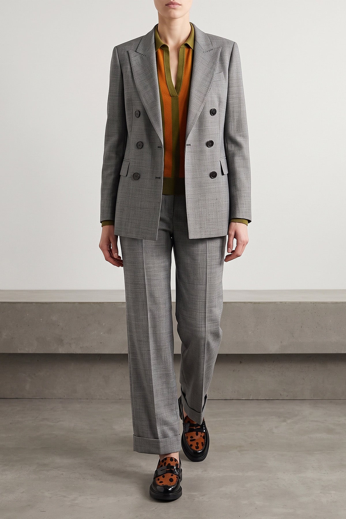 Alberto Biani Trousers with Cuffed Hem