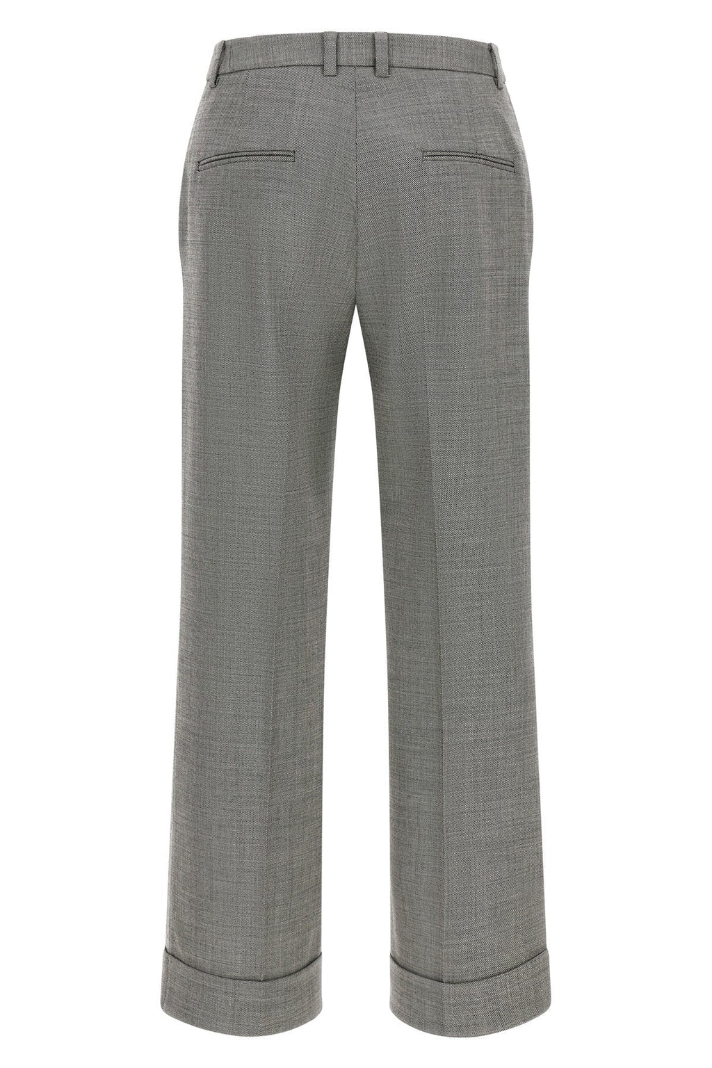 Alberto Biani Trousers with Cuffed Hem