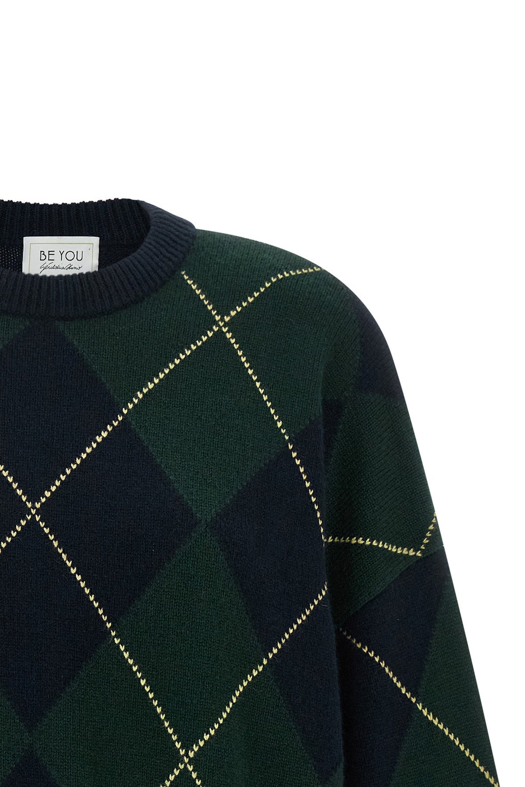 Argyle Crewneck Sweater