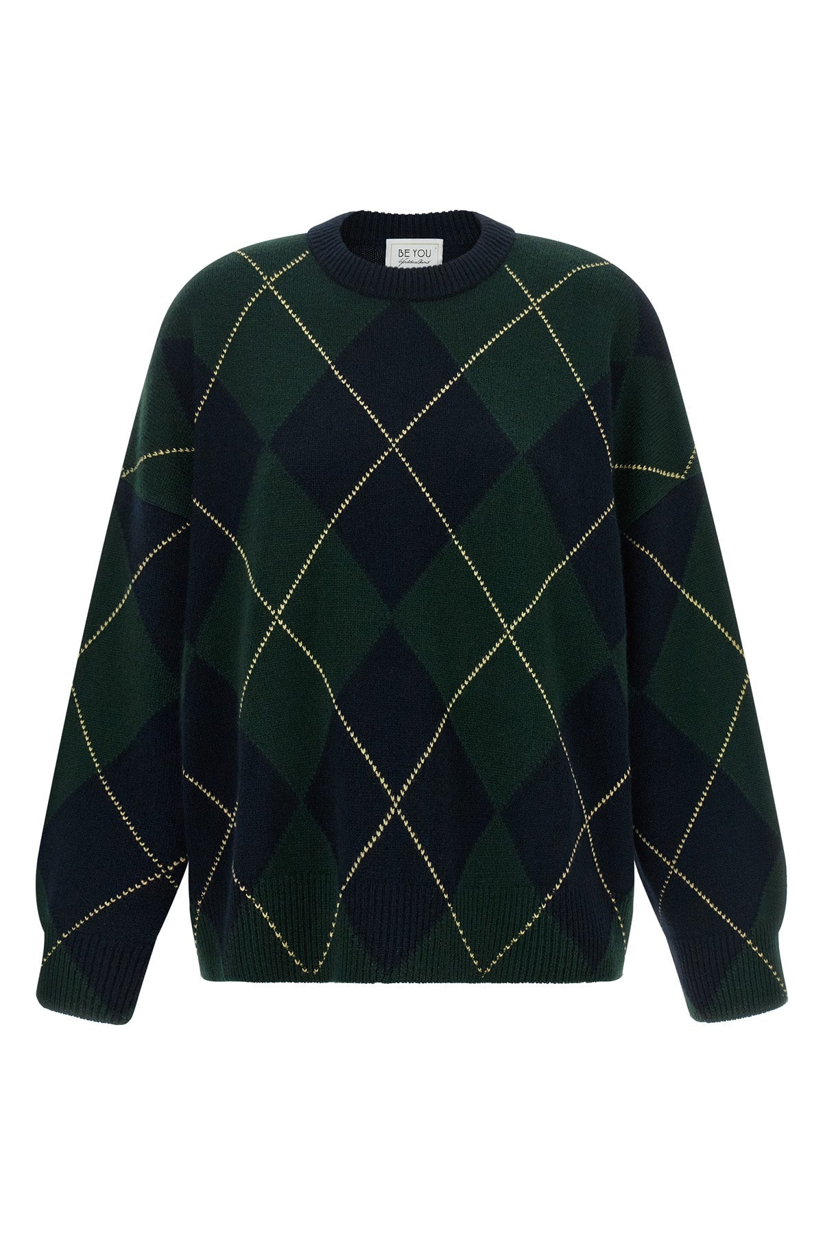 Argyle Crewneck Sweater