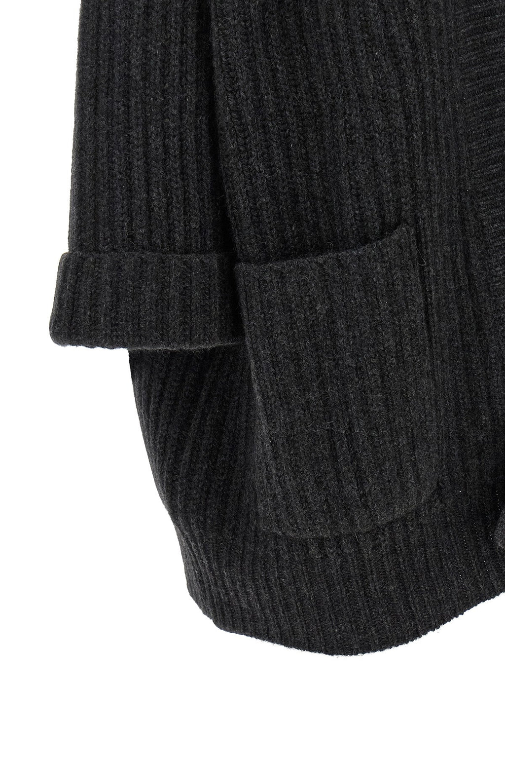 Ribbed Cashmere Cardigan