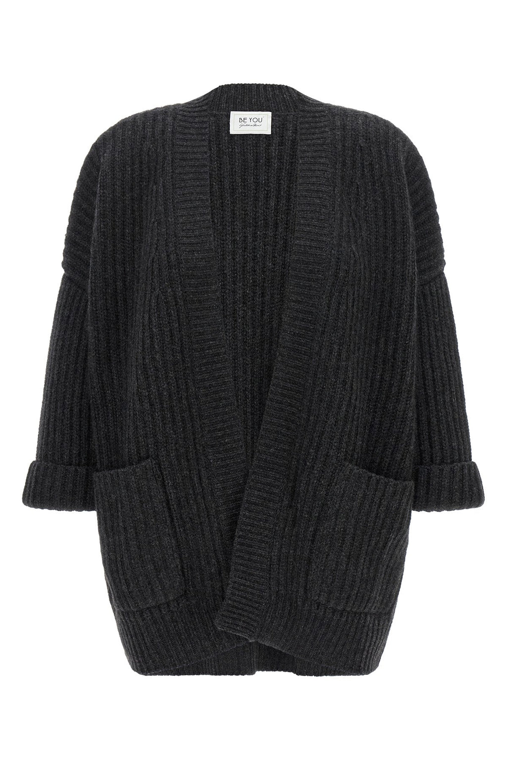 Ribbed Cashmere Cardigan