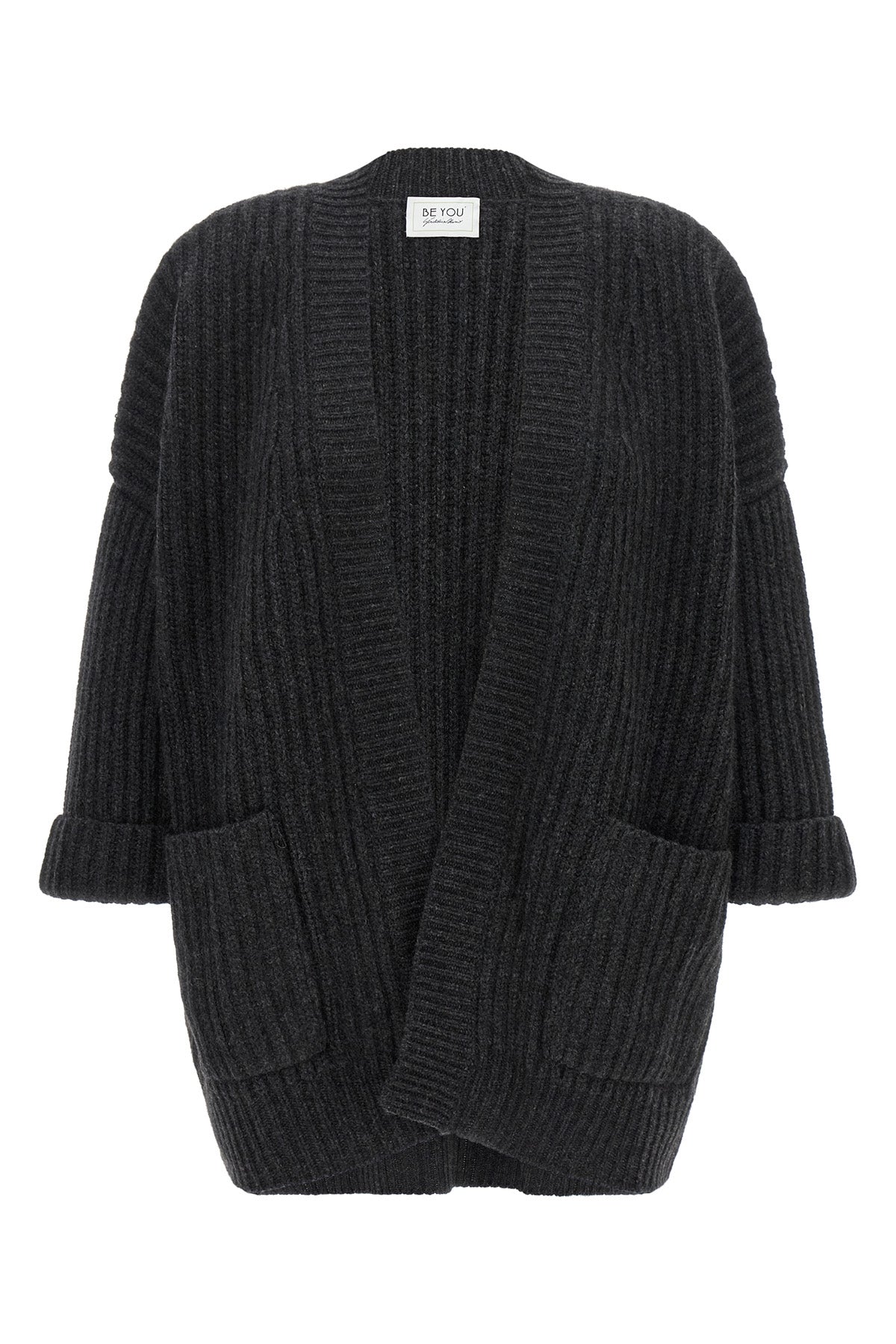 Ribbed Cashmere Cardigan