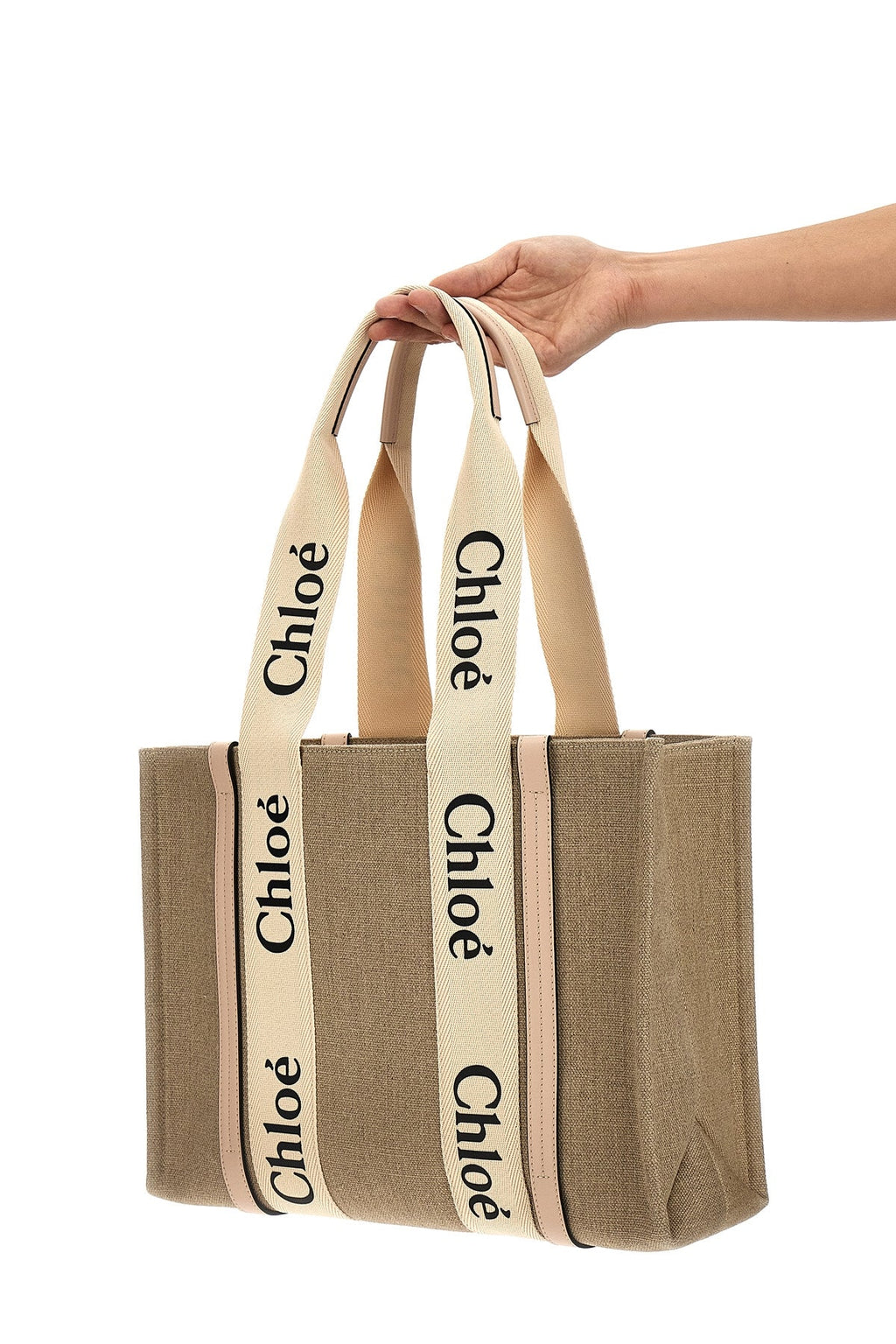 Chloé Tote Bag With Logo Ribbon