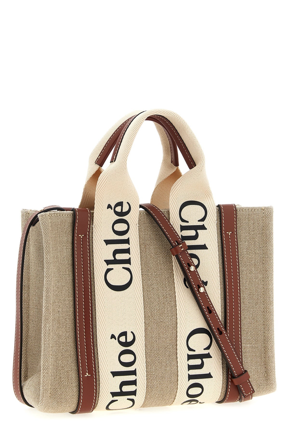 Chloé Tote Bag Logo Ribbon Detail