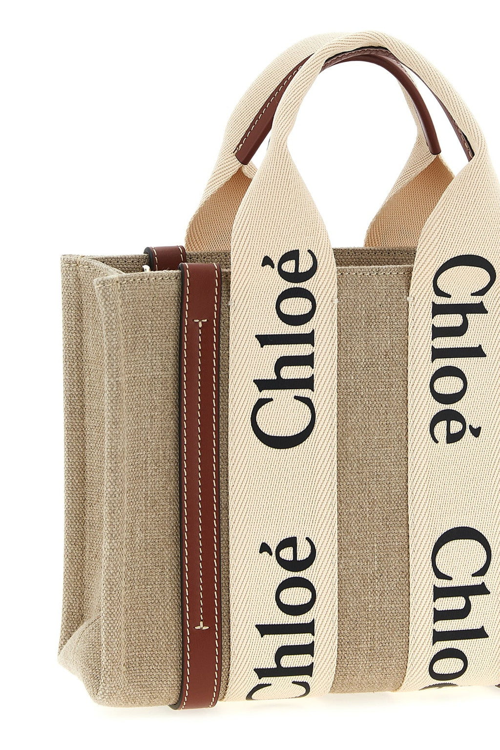 Chloé Tote Bag Logo Ribbon Detail