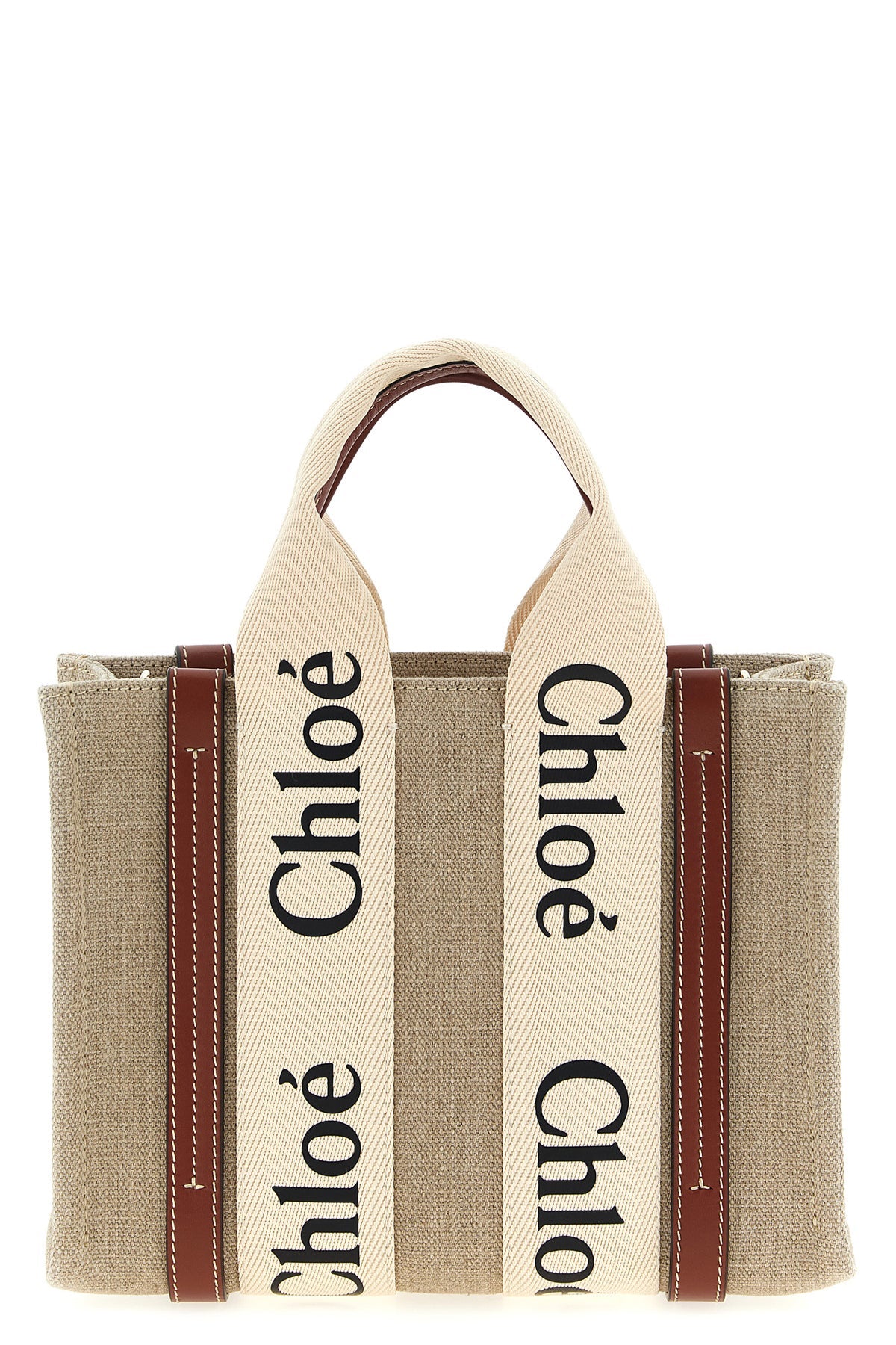 Chloé Tote Bag Logo Ribbon Detail