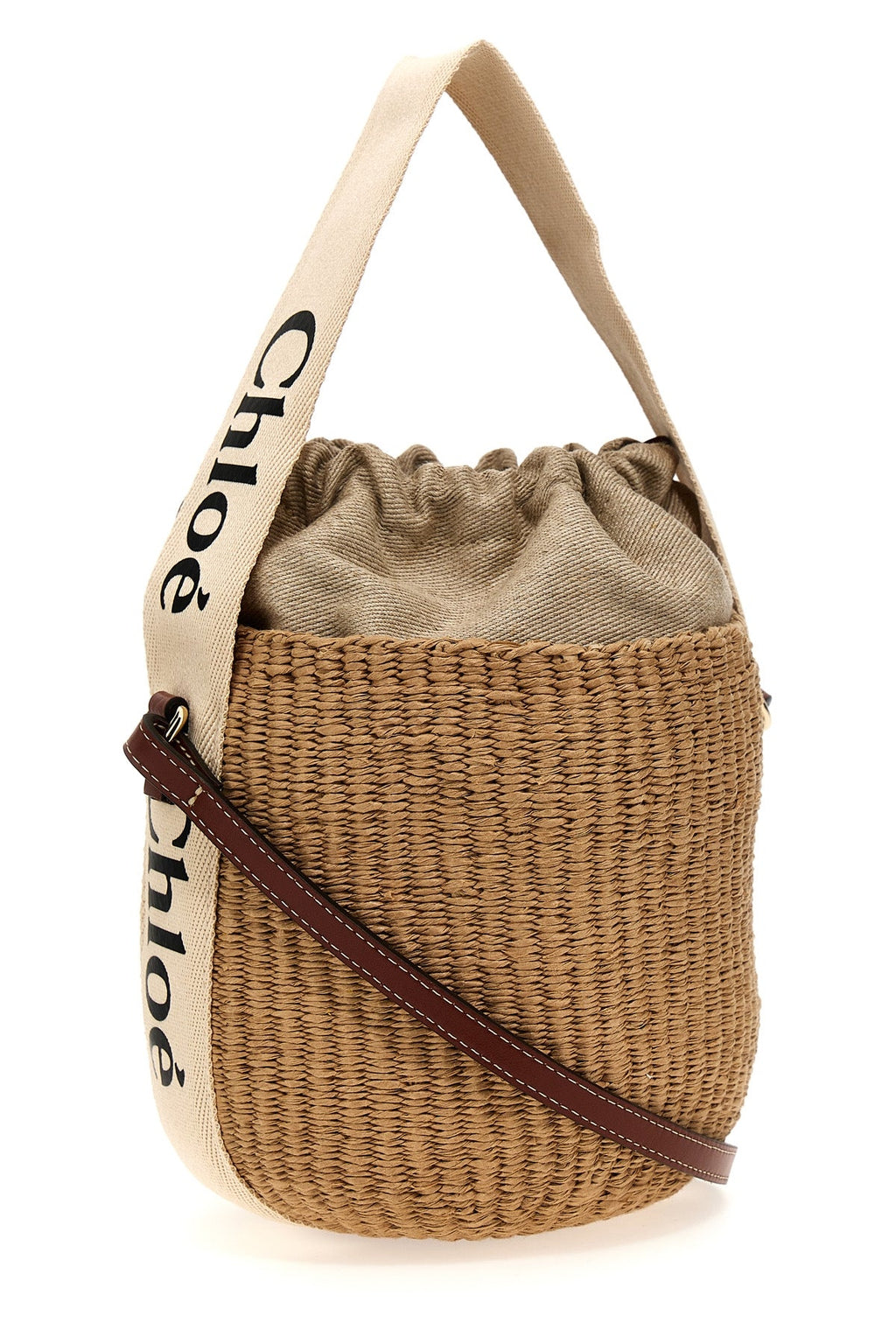Chloé Bucket Bag with Leather Details