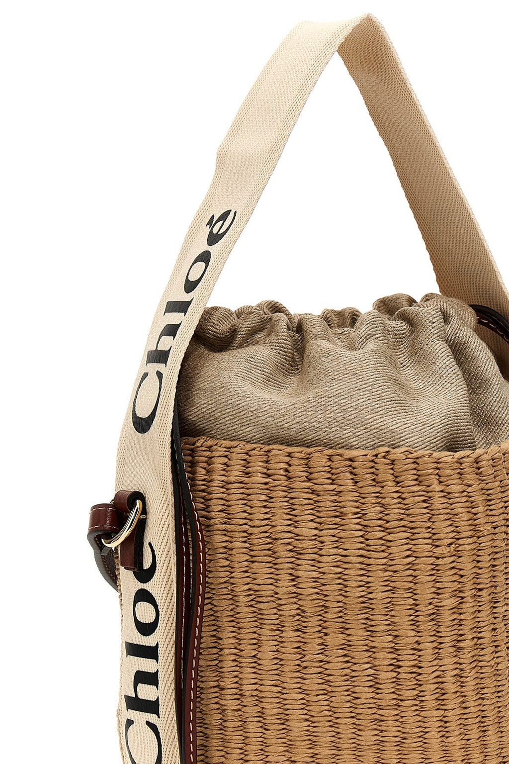 Chloé Bucket Bag with Leather Details