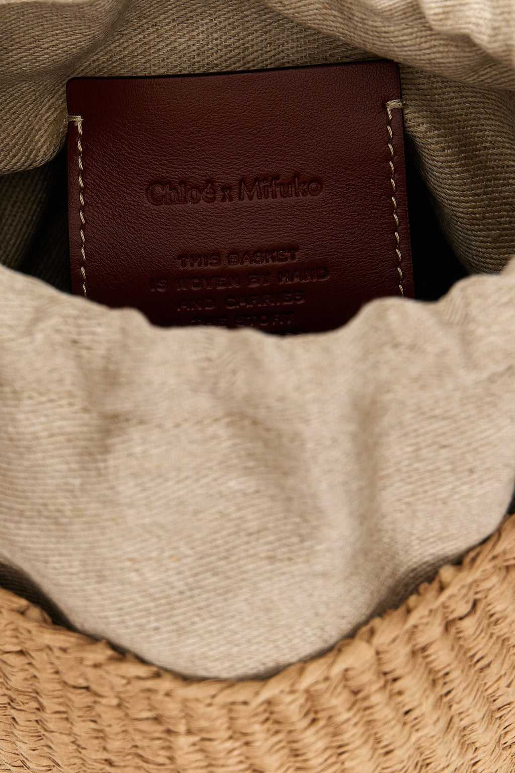 Chloé Bucket Bag with Leather Details