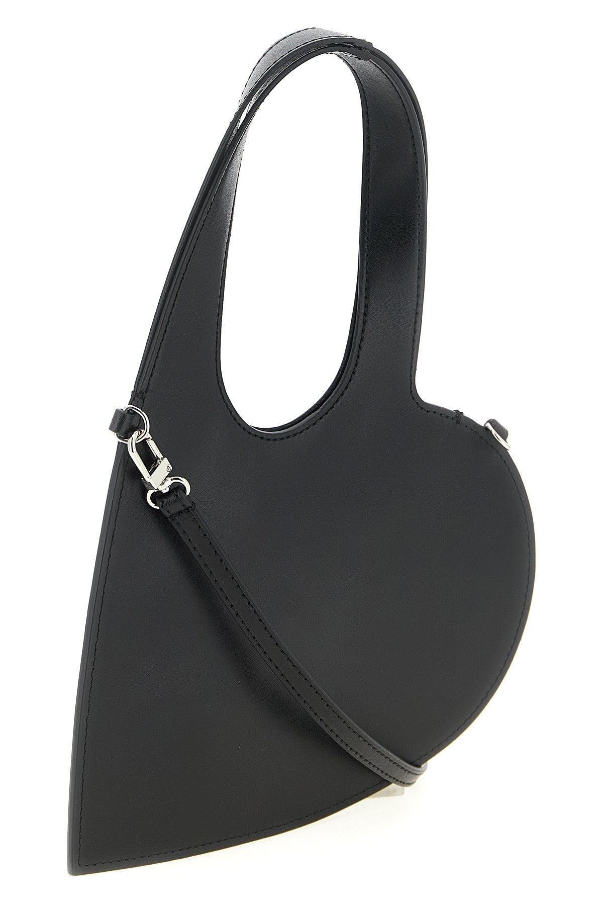Coperni Leather Mini Bag with Silver-Tone Logo