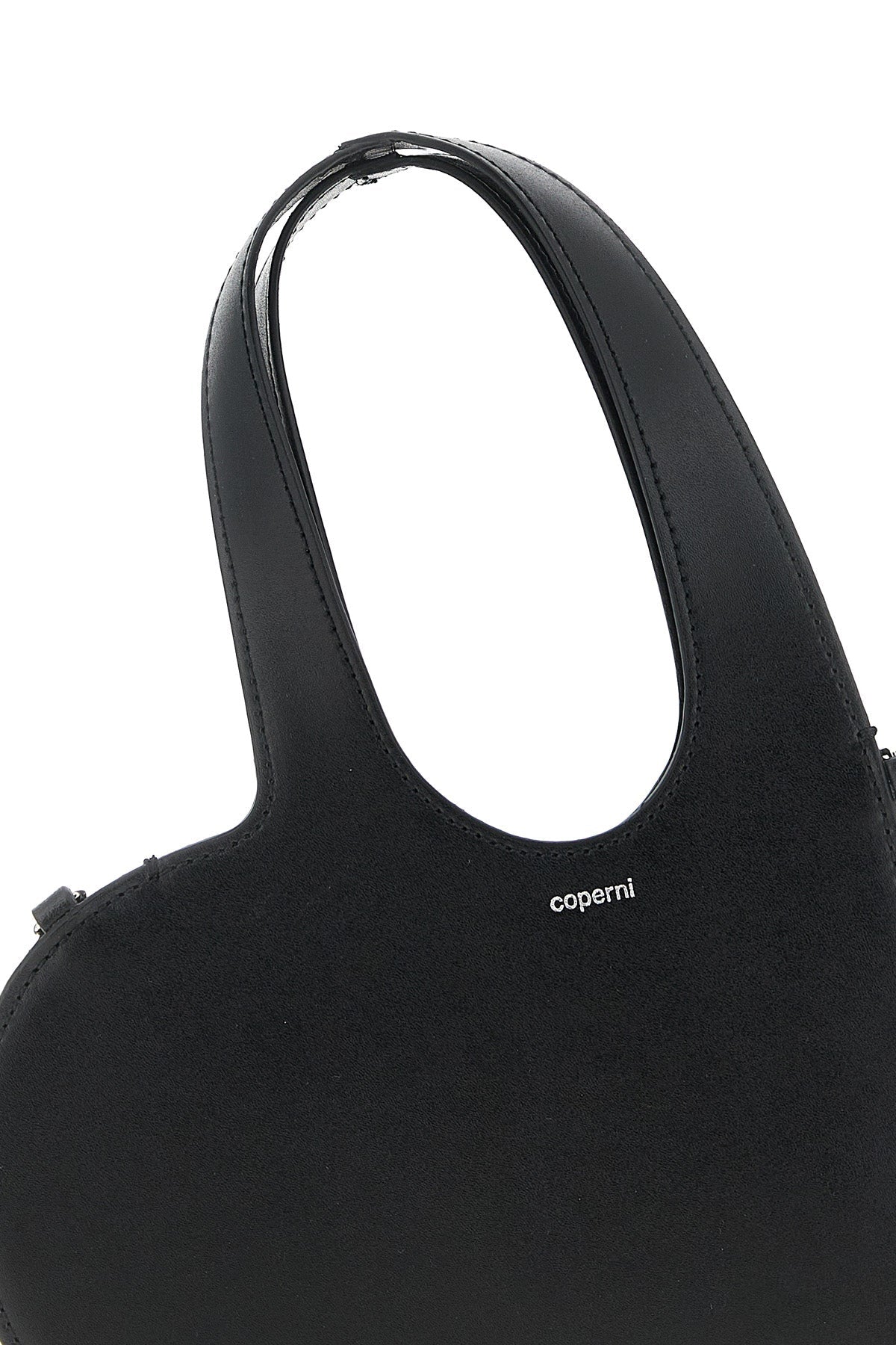 Coperni Leather Mini Bag with Silver-Tone Logo