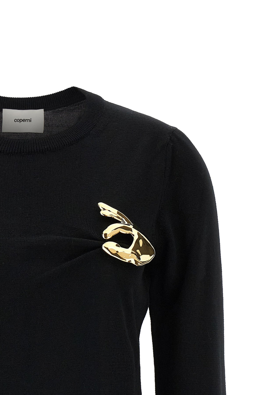 Emoji Brooch Sweater
