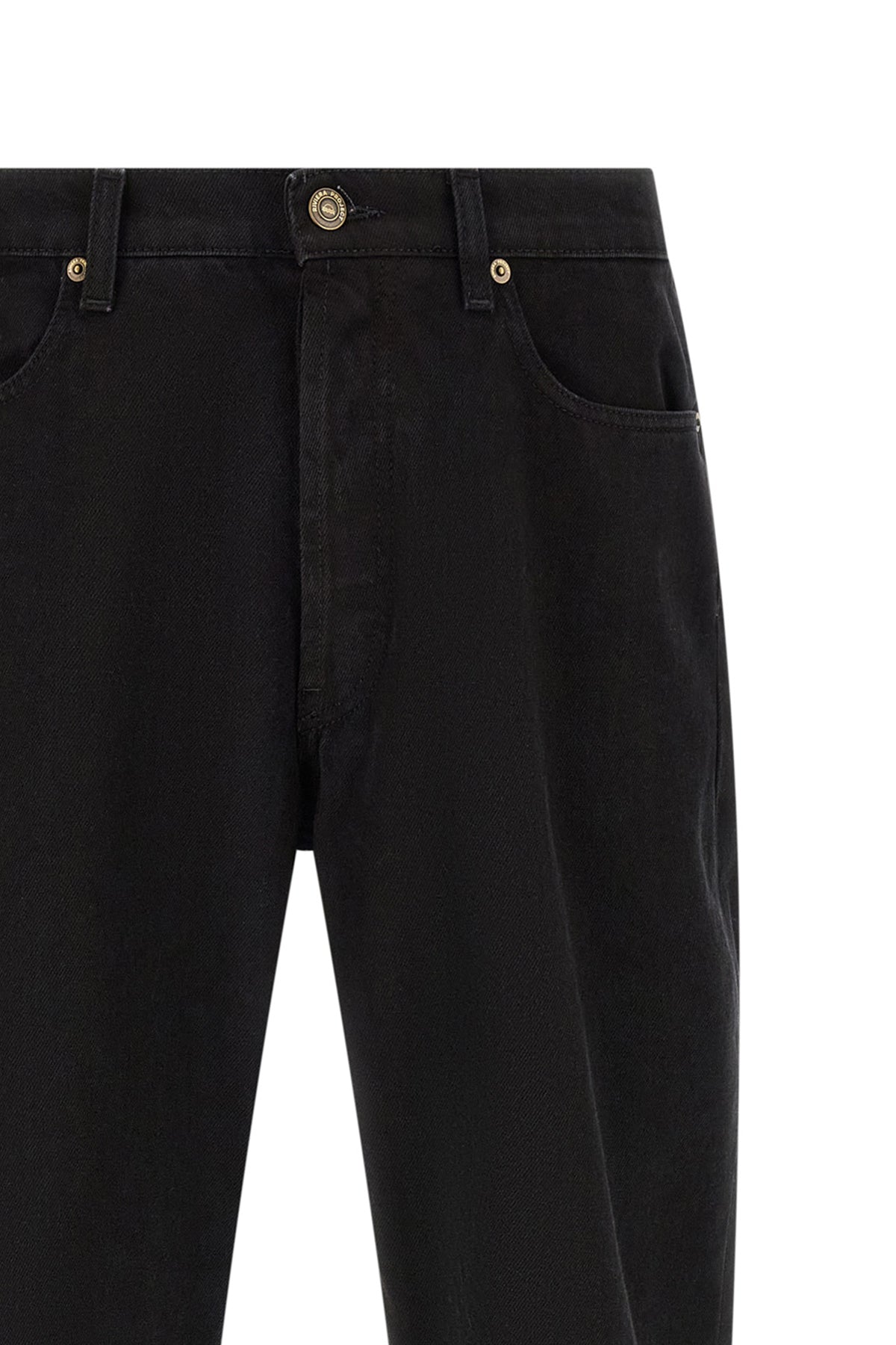 RIVIERA PROJECT Jeans with gold-tone hardware