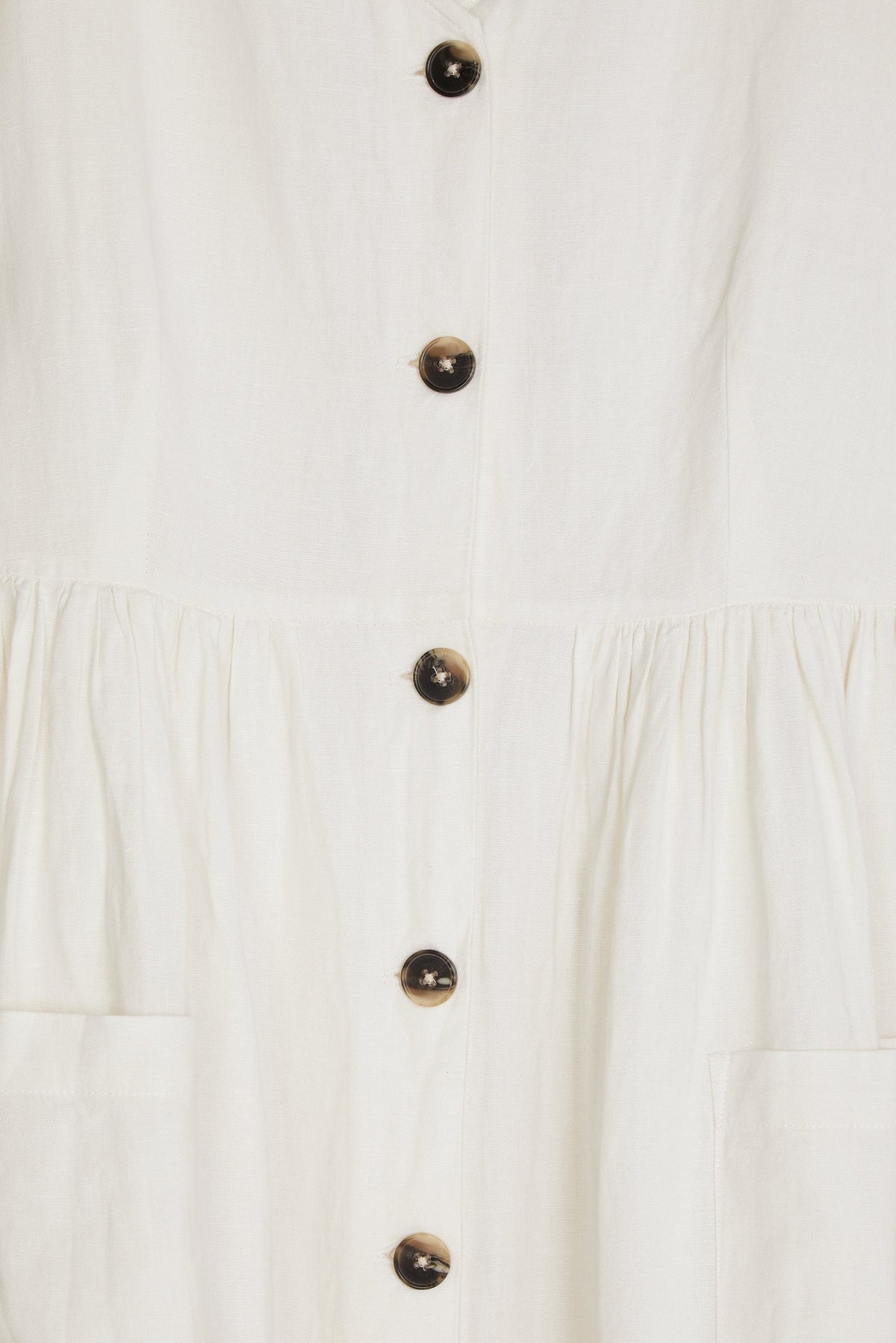 BUTTON UP MIDI DRESS
