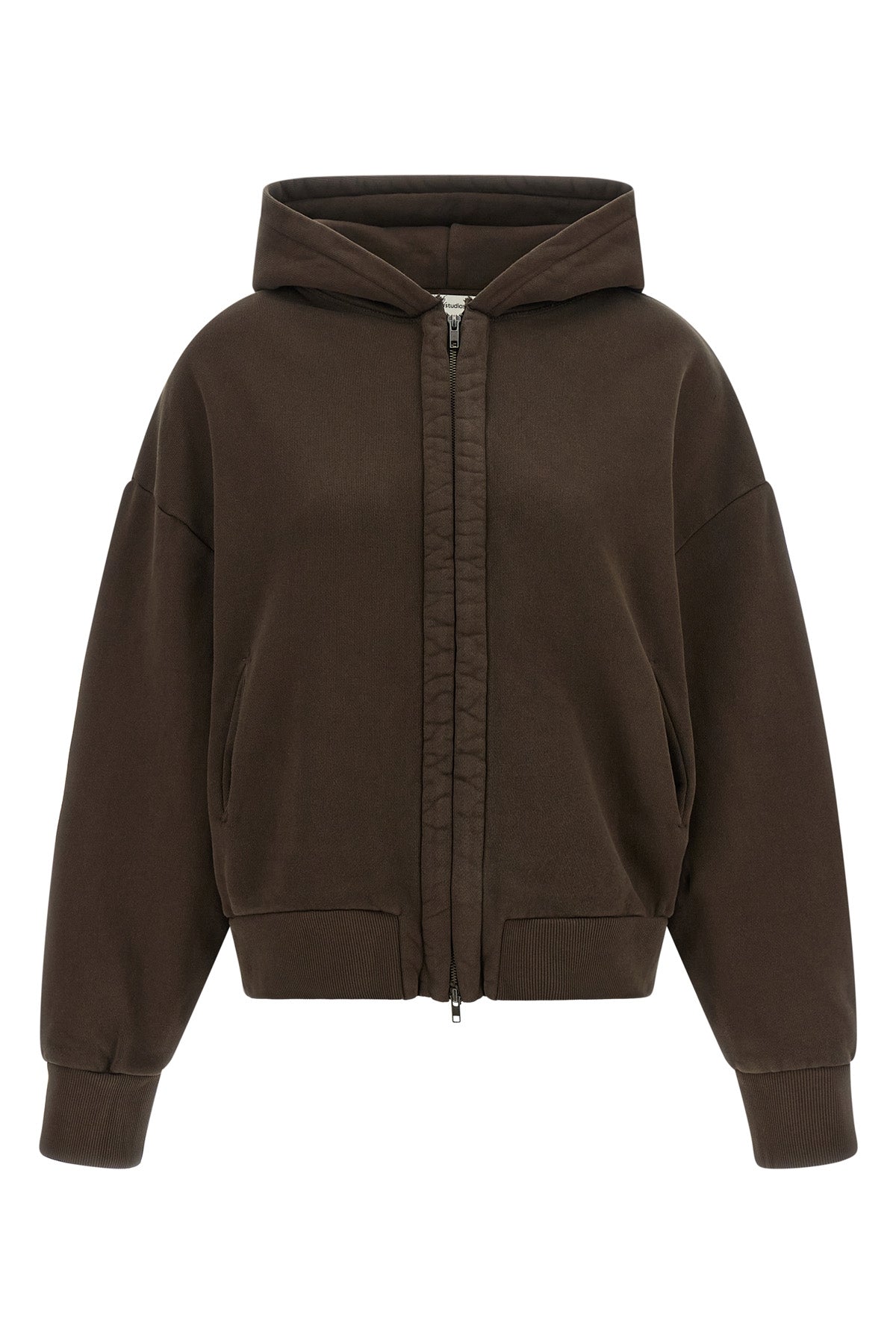 Zip-Up Hooded Sweatshirt