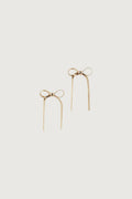 CHAIN BOW EARRING