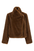 'Farrah First' Faux Fur Jacket