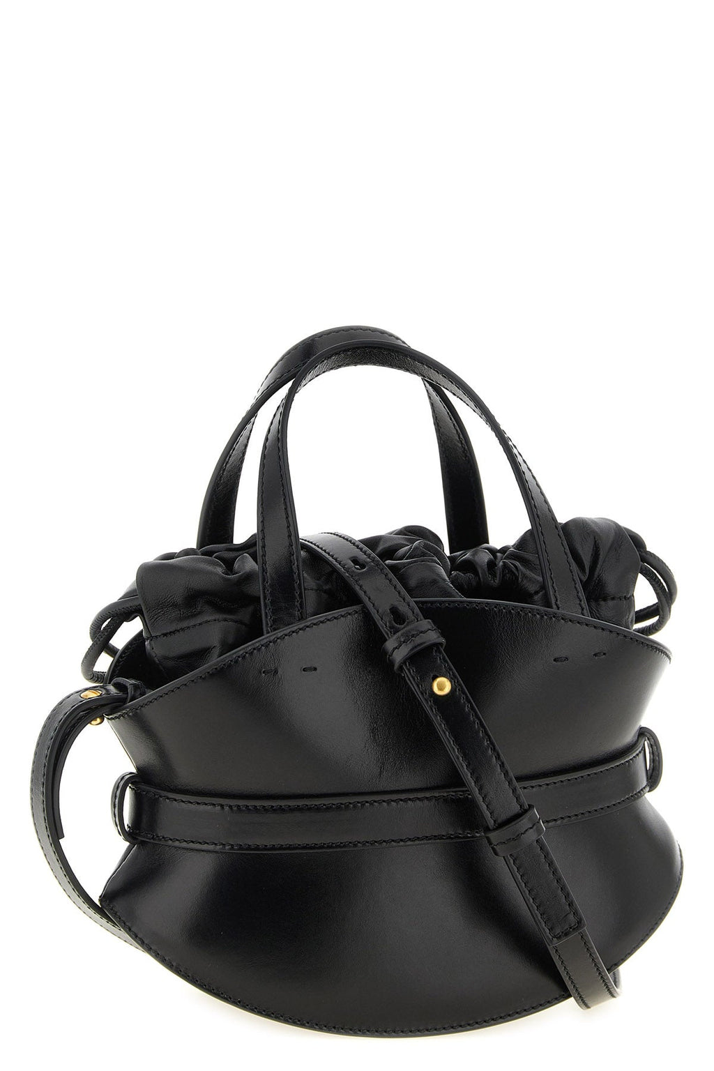 Balmain Shuffle Mini Shoulder Bag With Belt Detail