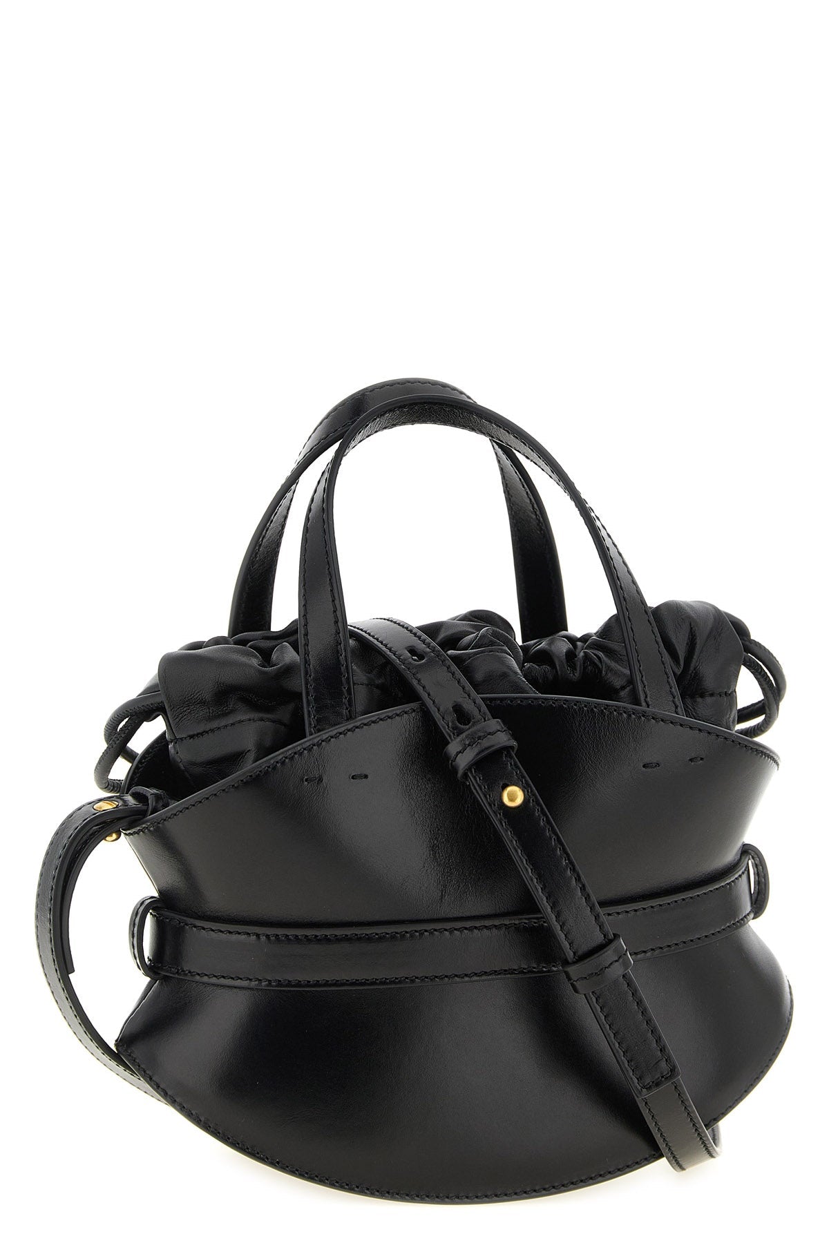 Balmain Shuffle Mini Shoulder Bag With Belt Detail