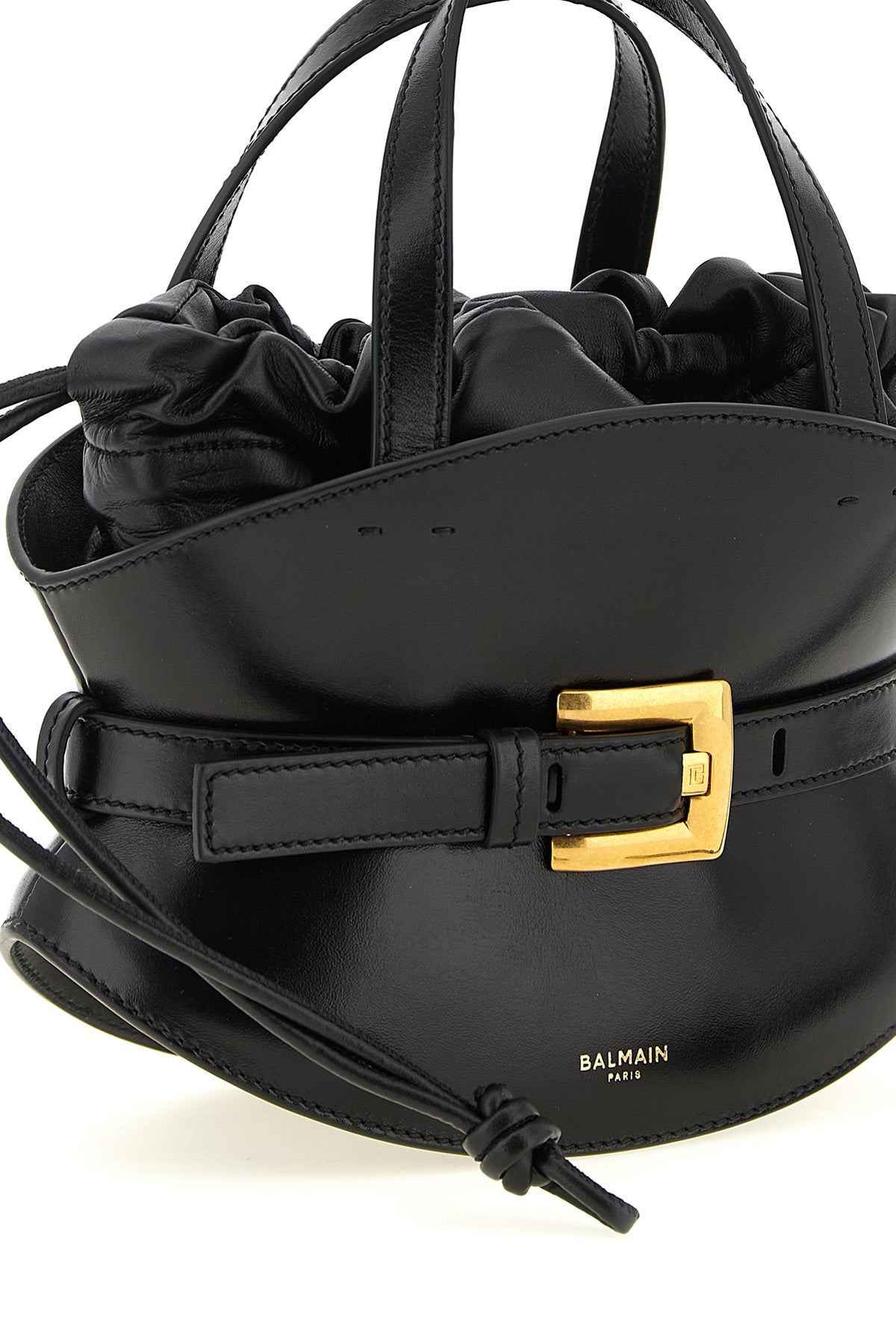 Balmain Shuffle Mini Shoulder Bag With Belt Detail