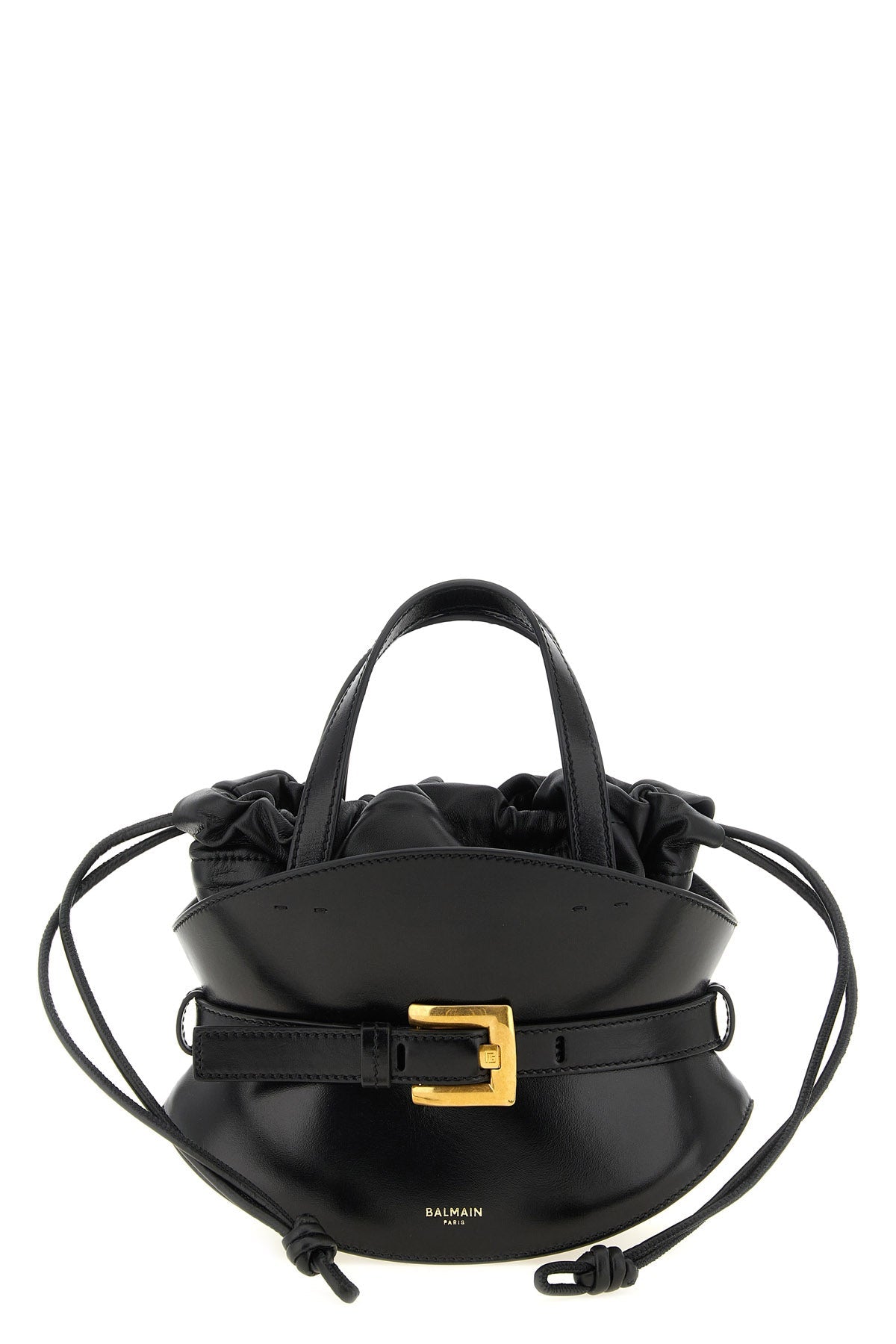 Balmain Shuffle Mini Shoulder Bag With Belt Detail